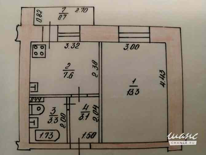 1-к квартира, 27.3 м², этаж 4/9 Казань - изображение 3