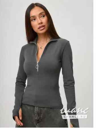 лонгслив женский на молнии Мытищи - изображение 3