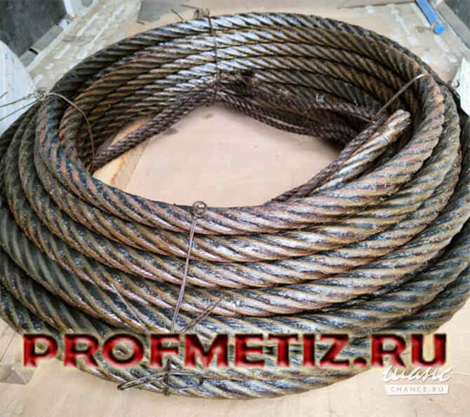 Трос стальной ГОСТ 2688 для крана, кран-балки, талей, лебедок Орел - изображение 1