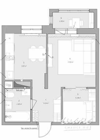 1-к квартира, 33.7 м², этаж 7/15 Краснодар - изображение 3