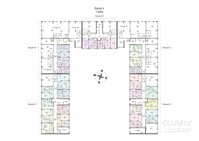 1-к квартира, 34.22 м², этаж 1/4 Ломоносов - изображение 1