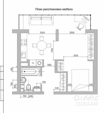 1-к квартира, 43 м², этаж 9/11 Санкт-Петербург - изображение 3