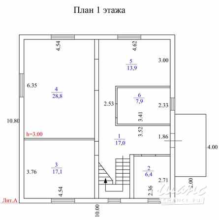 Дом 186.5 м², Сельская улица, 35А Гатчина - изображение 2