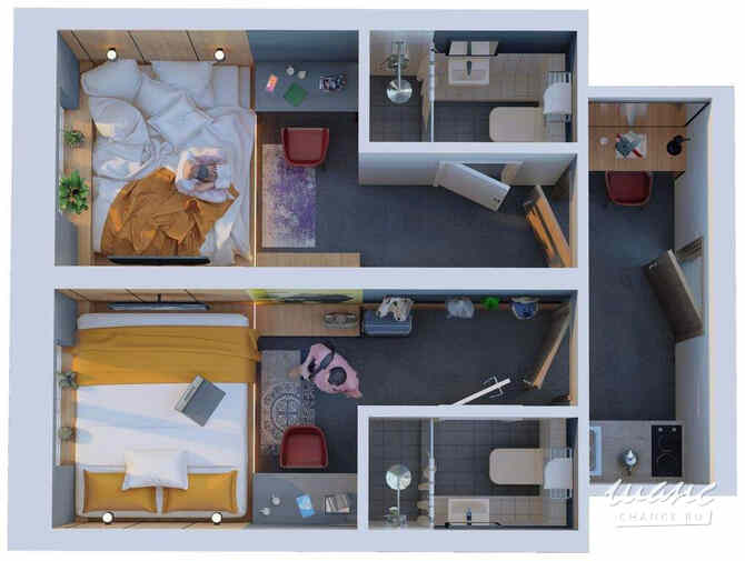 2-к квартира, 29.3 м², этаж 9/14 Санкт-Петербург - изображение 3