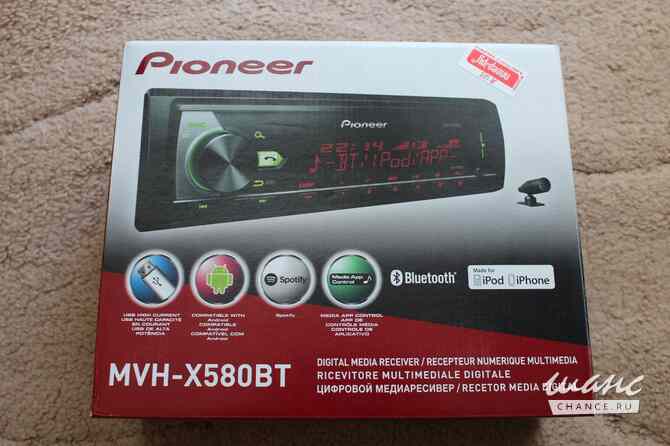 Новая магнитола Pioneer MVH X580BT 2026 года Москва - изображение 6