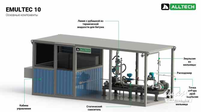 Эмульсионная установка Альтек Alltech производительностью 3 т/ч Москва - изображение 7