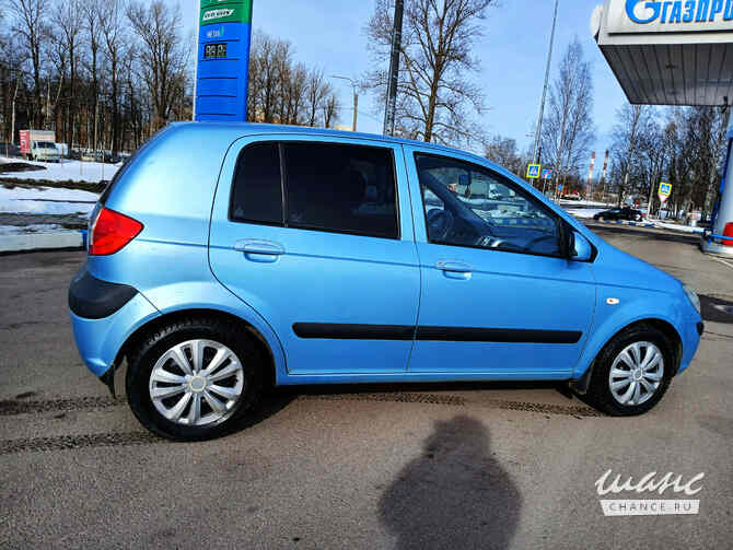 Hyundai Getz 2008 года АКПП синий металлик хэтчбек Санкт-Петербург - изображение 2