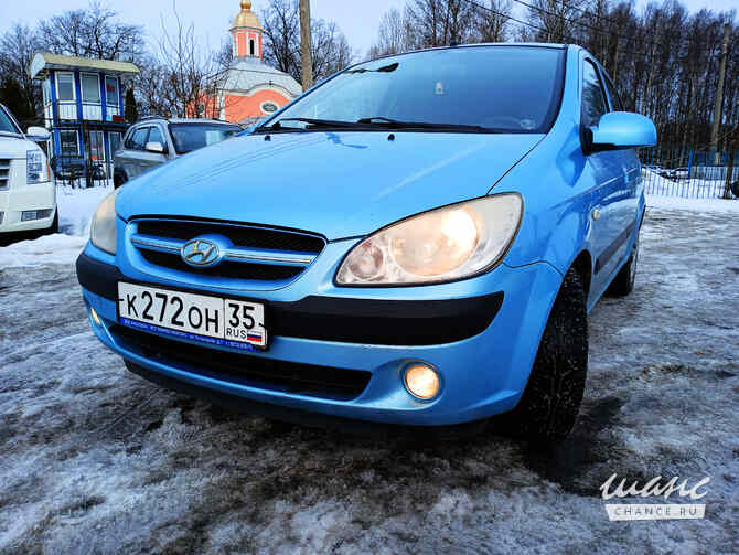 Hyundai Getz 2008 года АКПП синий металлик хэтчбек Санкт-Петербург - изображение 1