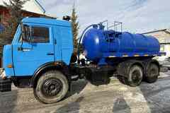 Ассенизатор вакуумный на шасси Камаз 10 кубов