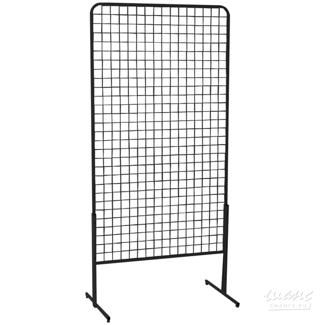 Стойка решетка торговая на ножках (черная/белая) Волгоград - изображение 1