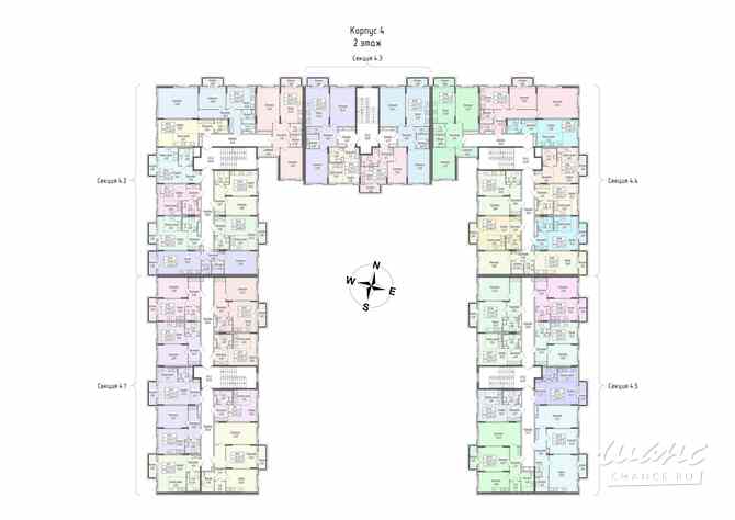 2-к квартира, 62.22 м², этаж 2/4 Ломоносов - изображение 1
