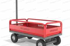 Тележка с бортами для перевозки грузов КРОН-ТПБ-400-01