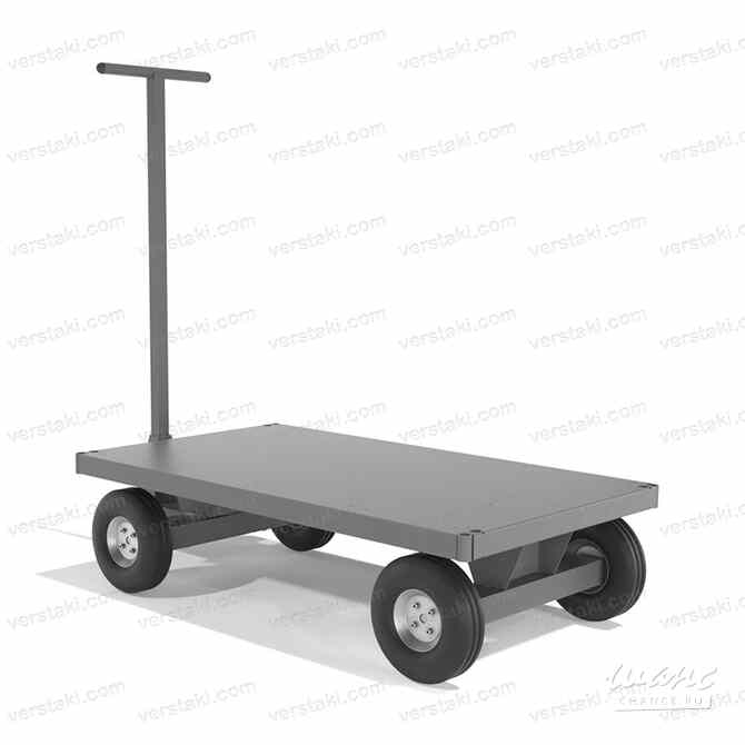 Тележка с бортами для перевозки грузов КРОН-ТПБ-400-01 Москва - изображение 2