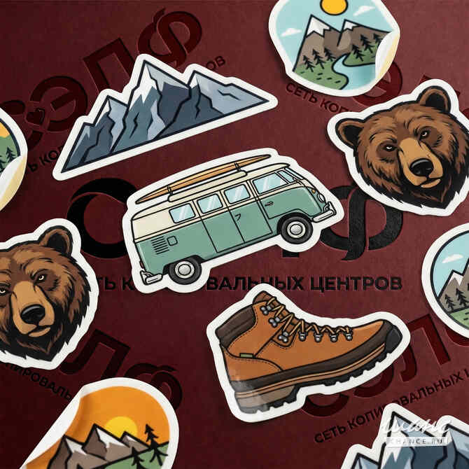 Наклейки с контурной резкой Казань - изображение 1