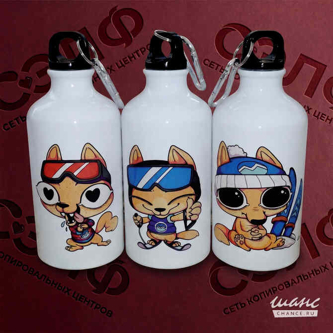 Печать на фляжке алюминиевой Казань - изображение 1