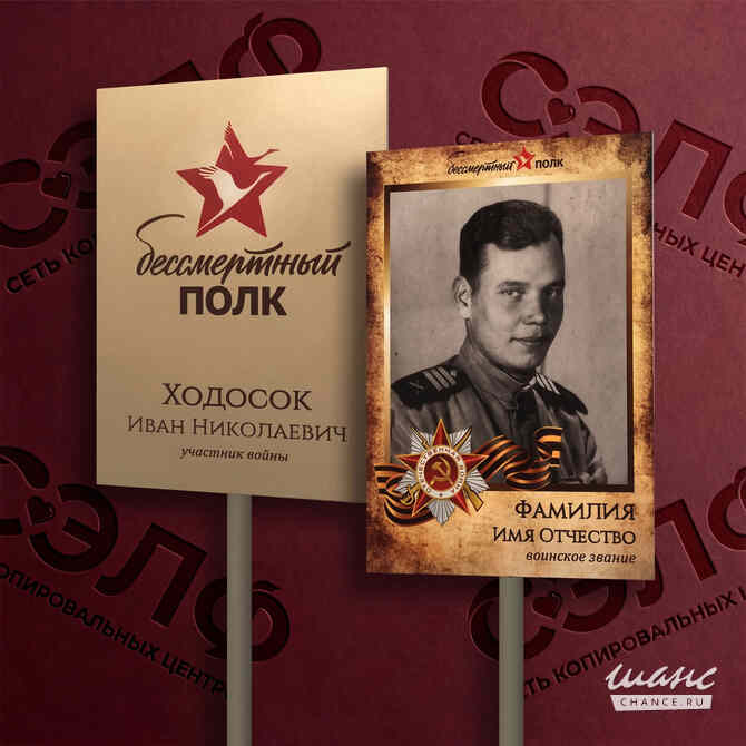 Бессмертный полк транспарант Казань - изображение 1