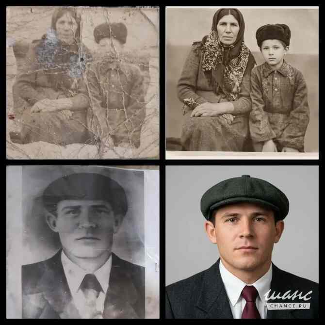 Восстановление старых фотографий в хорошем качестве Абакан - изображение 1