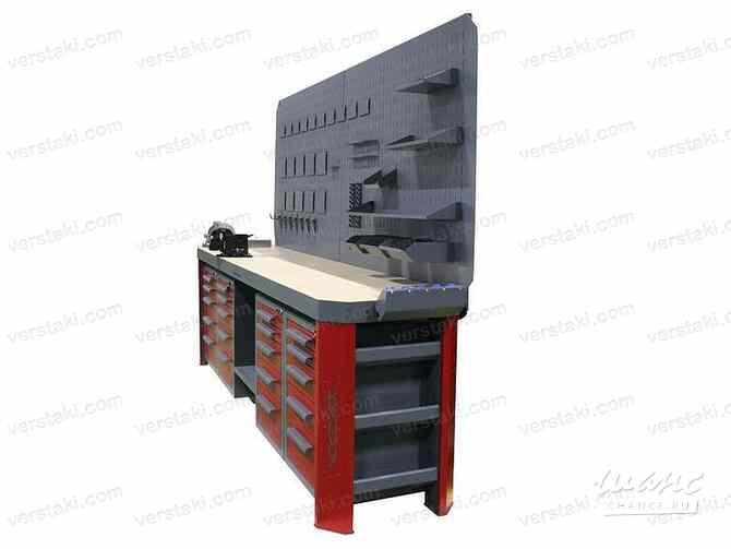 Пятитумбовый верстак Гефест-ВС-55055-ЭД2Б-Т3-Т6 Москва - изображение 3