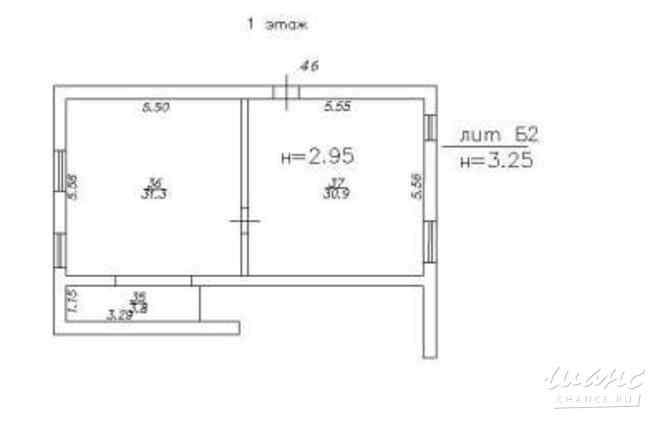 2-к квартира, 66 м², этаж 1/2 Краснодар - изображение 6