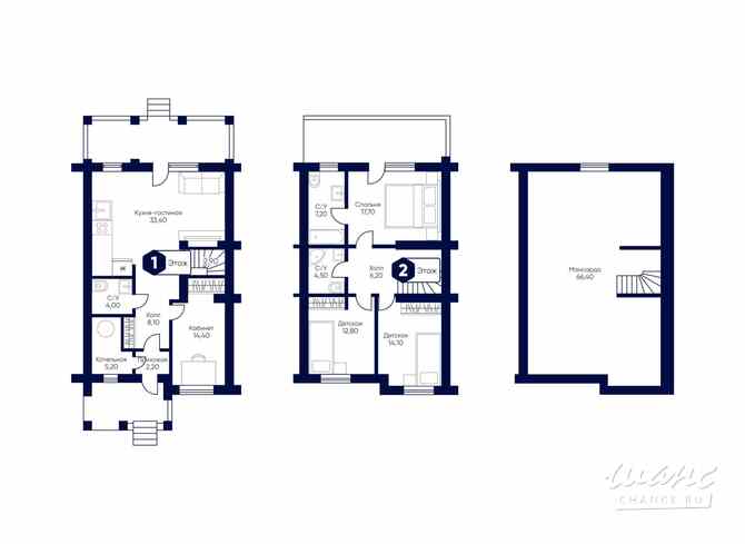 Коттедж 264.3 м², Рябиновая улица, 26к5 Дмитров - изображение 2