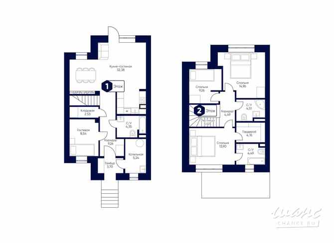 Коттедж 135.69 м², Смоленская улица, 20к3 Дмитров - изображение 2