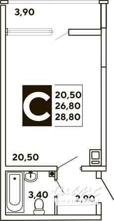 1-к квартира, 26.9 м², этаж 5/16 Краснодар - изображение 3