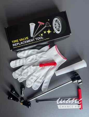 Набор для замены вентиля колеса без снятия шины (бескамерных шин) + вентиля +отвертка для золотника Москва - изображение 1