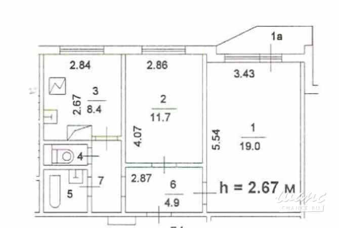 2-к квартира, 50.8 м², этаж 14/17 Москва - изображение 3