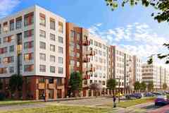 2-к квартира, 58.29 м², этаж 3/7