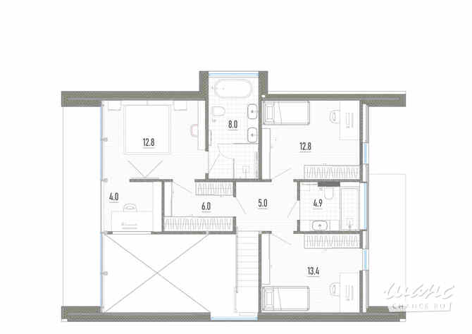 Коттедж 160.8 м², Хвойная ул., 24 Москва - изображение 4