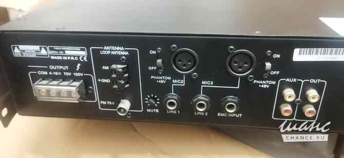 RS AUDIO DPA-200 профессиональный микшер-усилитель мощности с встроенным FM Москва - изображение 7