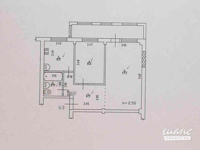 2-к квартира, 41.1 м², этаж 1/5 Бийск - изображение 10