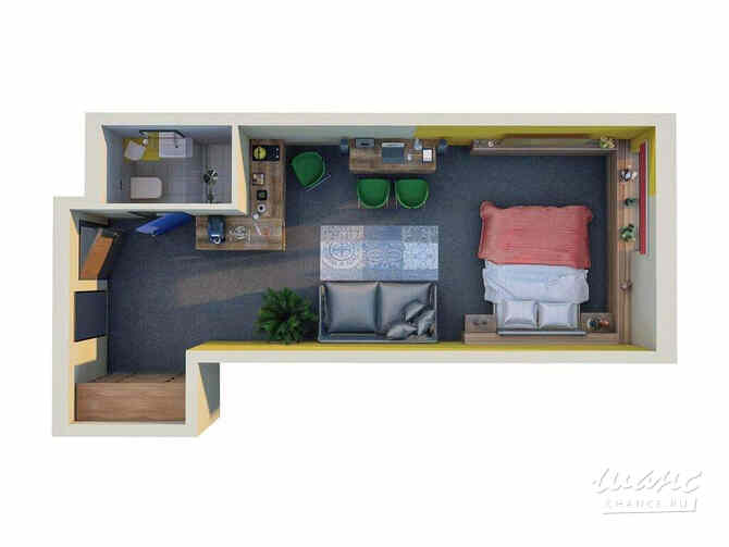 1-к квартира, 33.1 м², этаж 22/26 Санкт-Петербург - изображение 3