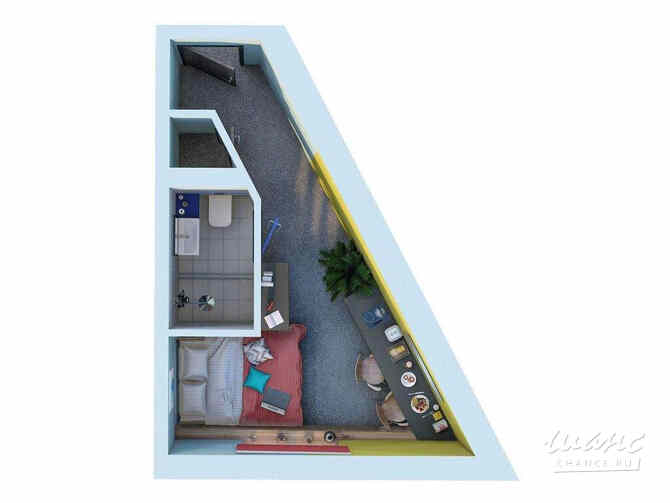 1-к квартира, 15.67 м², этаж 4/26 Санкт-Петербург - изображение 3