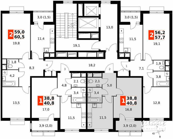 1-к квартира, 40.7 м², этаж 8/16 Москва - изображение 4