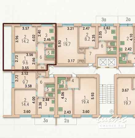 2-к квартира, 38.7 м², этаж 9/12 Москва - изображение 3