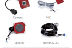 Комплект IP-домофона Fanvil PA2-KIT, Комплект включает в себя IP-камеру 720Р, кнопку открытия двери