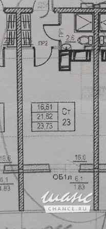 1-к квартира, 21.8 м², этаж 18/24 Мурино - изображение 3