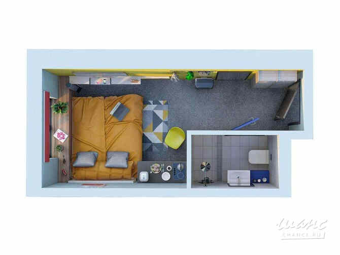 1-к квартира, 17.81 м², этаж 4/26 Санкт-Петербург - изображение 3