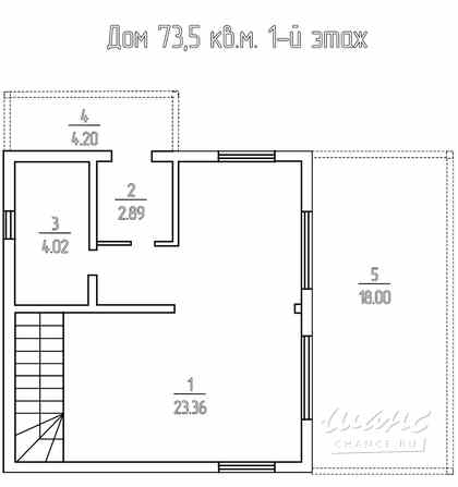 Дом 73.5 м², 13Б Гатчина - изображение 2
