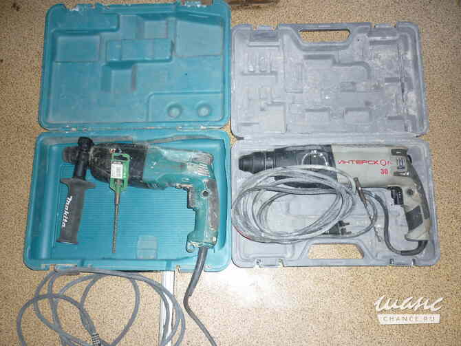 Перфоратор Makita HR2450 / Интерскол П30/900 эр Санкт-Петербург - изображение 1