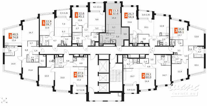 1-к квартира, 32.6 м², этаж 15/29 Москва - изображение 4