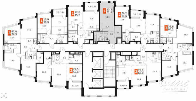 1-к квартира, 32.6 м², этаж 17/29 Москва - изображение 4