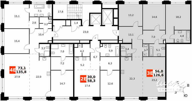 3-к квартира, 126.6 м², этаж 4/8 Москва - изображение 4