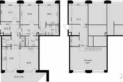 4-к квартира, 150.1 м², этаж 8/8