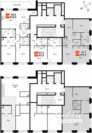 2-к квартира, 106.3 м², этаж 8/8 Москва - изображение 4