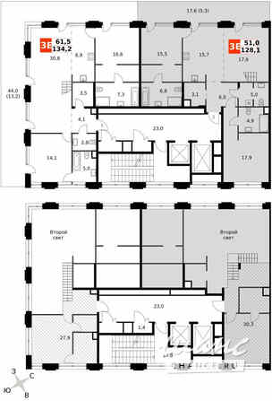 3-к квартира, 128.1 м², этаж 8/8 Москва - изображение 4