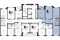 3-к квартира, 83.7 м², этаж 15/22