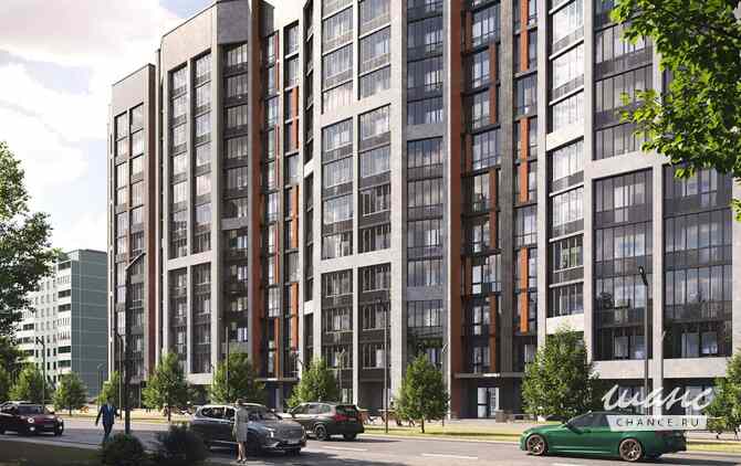 1-к квартира, 52.39 м², этаж 8/12  - изображение 1