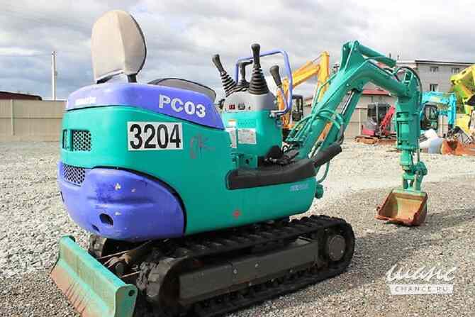 Японский мини-экскаватор Komatsu PC-03 с гидромолотом Владивосток - изображение 4